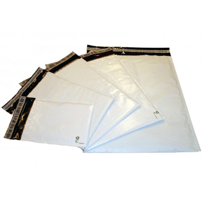 Enveloppe plastique inviolable en 80µ, 500x460 mm -Toutembal